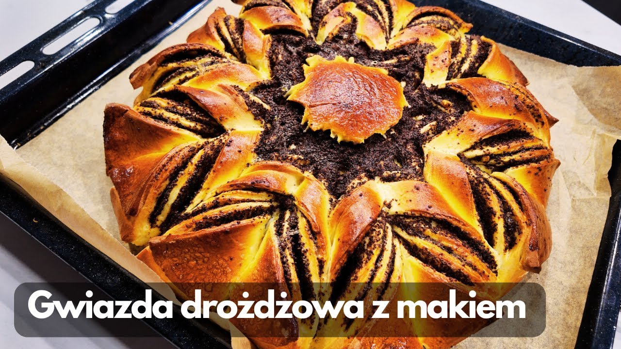 Gwiazda drożdżowa z makiem | Monsieur Cuisine Smart / LIDLOMIX