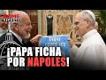 El papa León XIV, el 'nuevo fichaje' del Nápoles, equipo campeón de la liga italiana
