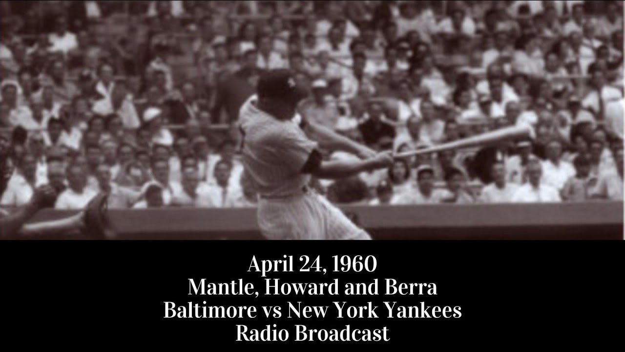 Full Radio Broadcast Baltimore New York Yankees