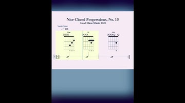Thumbnail of Nice Chord Progressions, No. 15  #guitar #chords #songs #music  #guitarchords #guitarlesson