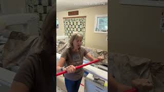 Red Snappers, Handi Quilter Longarm Quilt machine maintenance. 