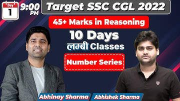 Number Series - Toughest Topics of Reasoning || by Abhishek Sharma  @ABHINAYMATHS​