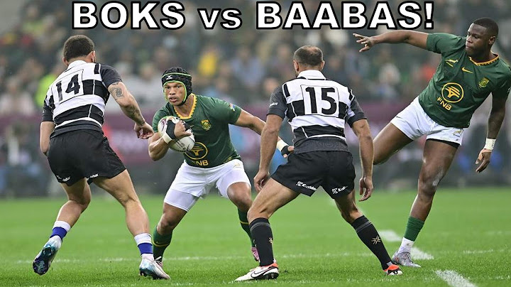 Springboks vs Barbarians: EPIC Highlights from Cape Town! 🏉🇿🇦