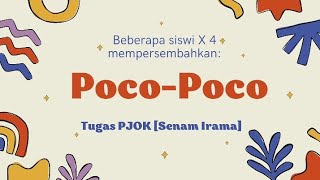 Tugas senam poco-poco [PJOK] X4