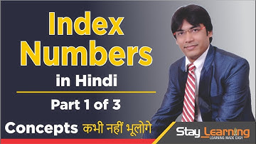 Index Number in Hindi by Vijay Adarsh | Part 1 of 3  | StayLearning
