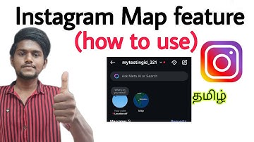 instagram map feature / how to use instagram map feature / instagram map option / tamil