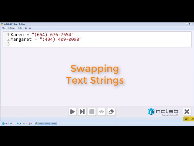 Swapping Python Text Strings