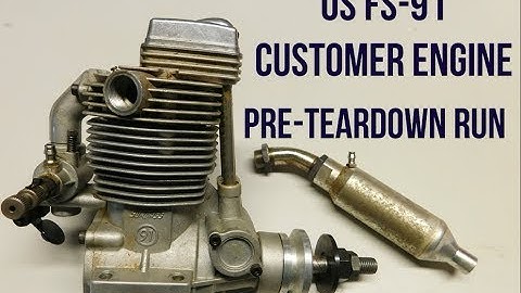 OS FS-91 Surpass Customer Engine Run Before Disassembly Video 2