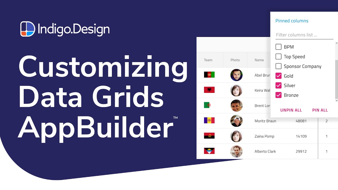 Customizing Data Grids with App Builder - YouTube