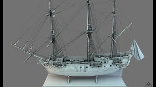 Frégate 3D - Ship - 3D model -