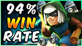 94% WIN RATE! OVERPOWERED DRILL SPAM DECK — Clash Royale