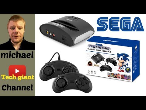 Sega Genesis Classic Game Console with 81 Classic Games Built-in