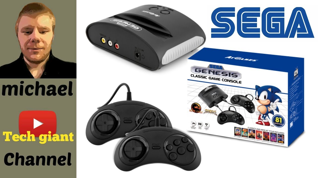 sega genesis classic game console add games