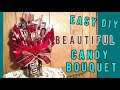How to make a Candy Bouquet; Valentine’s DIY; Valentine’s Diy Gift Idea Series.