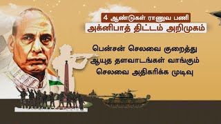 4 ஆண்டுகள் ராணுவ பணி | அக்னிபாத் திட்டம் அறிமுகம் Agneepath Scheme | Indian Army | Rajnath singh