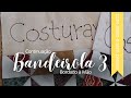 BORDADO À MÃO - Ponto Haste - Projeto Bandô de Janela - By Fê Atelier