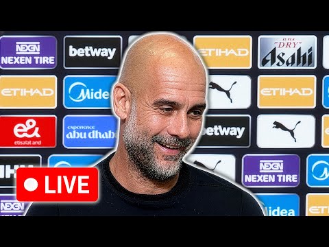 LIVE Pep Guardiola Pre Match Press Conference Manchester City V Bournemouth Premier League