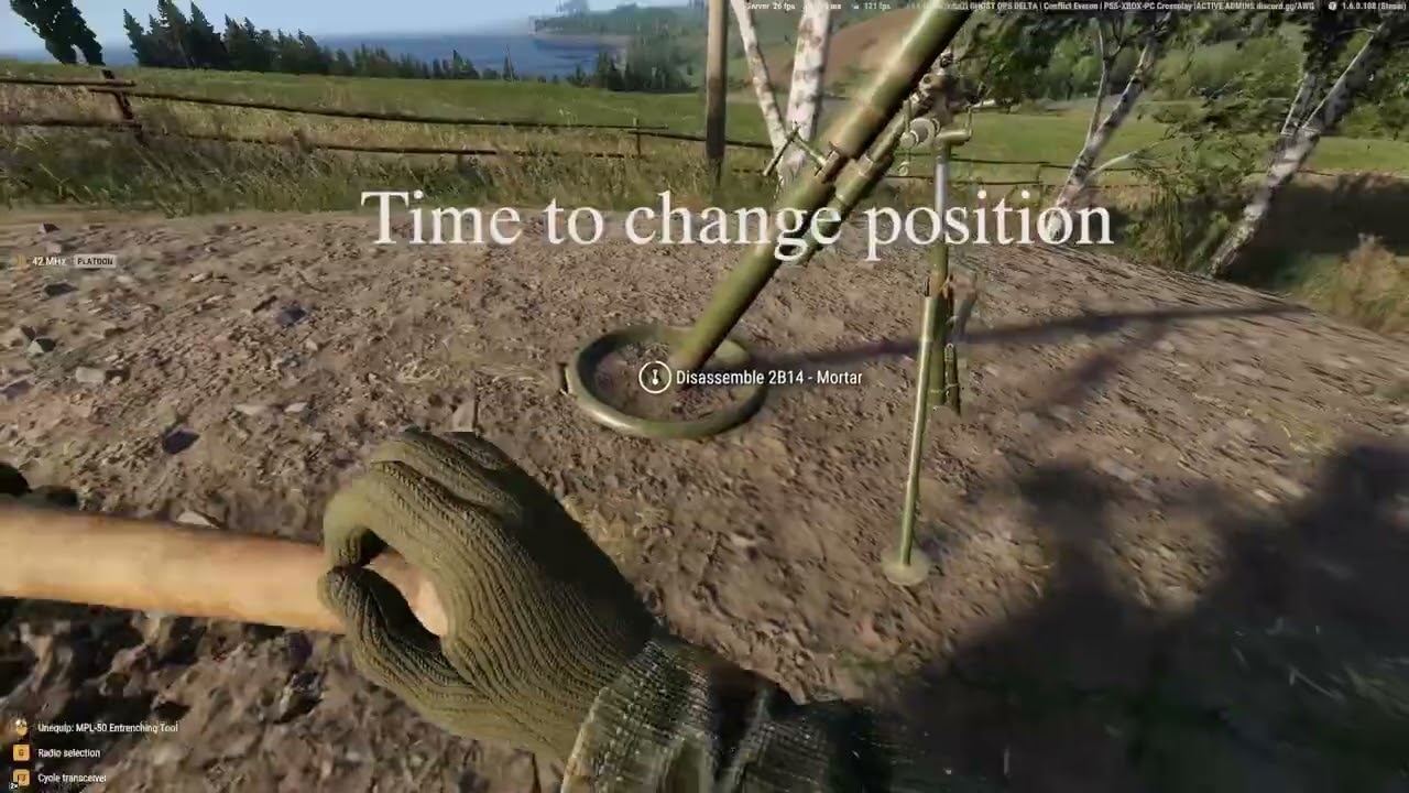 Arma Reforger - mobile mortar