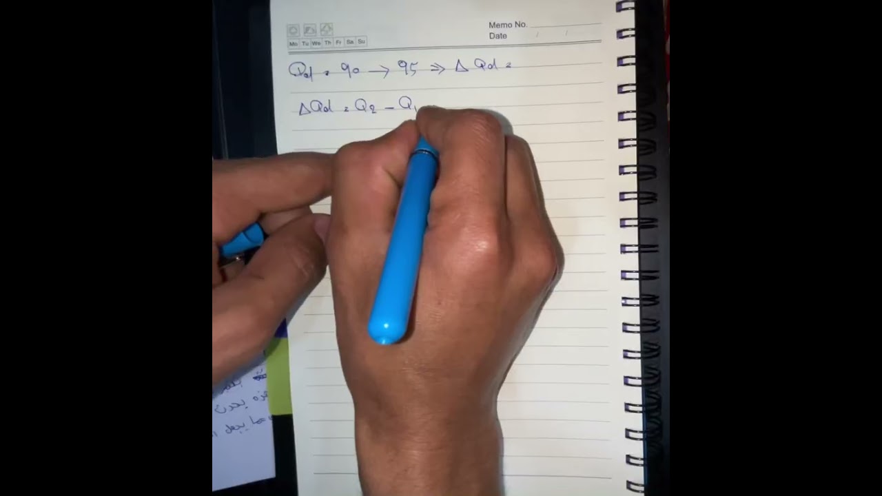 اسواق النفط الكورس الثاني // المحاضرة الاولى // المرونة الكمية 