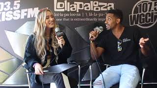 Jrdn Chats with Lennon Stella at Lollapalooza!