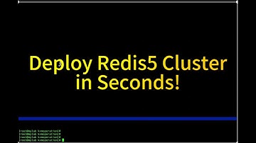 Deploy Redis Cluster in Seconds