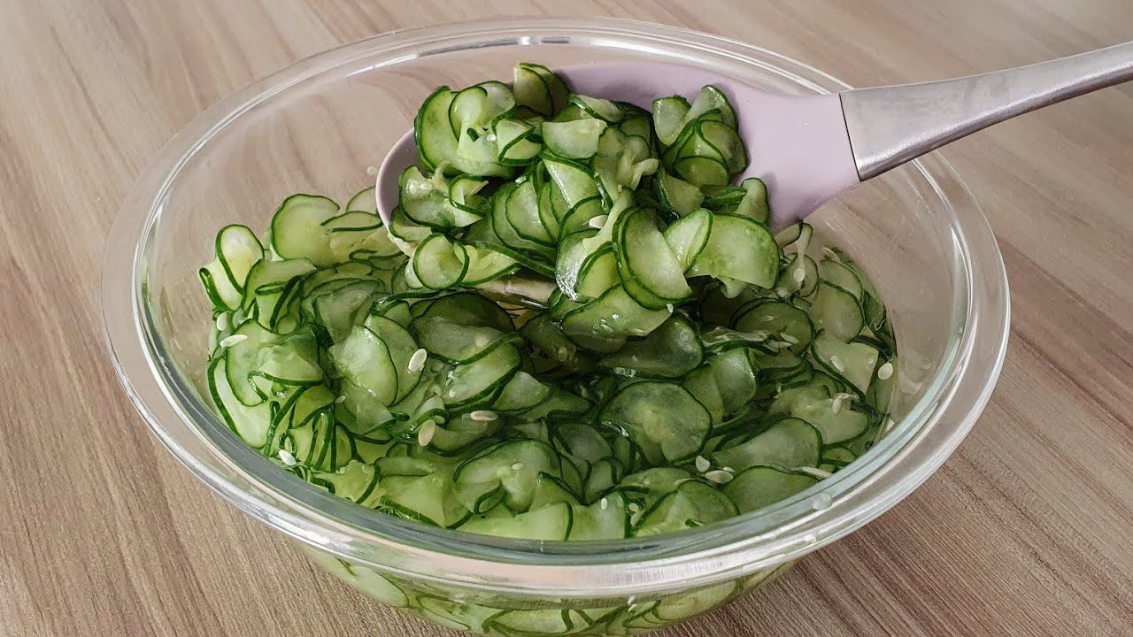 COMO FAZER PEPINO AGRIDOCE SUNOMONO YouTube como-fazer-pepino-agridoce-sunomono-youtube