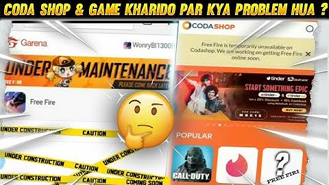 Codashop problem 2021 😔😔| Game kharido top up problem 2021 | Problem solve kab hoga😲😲 ||