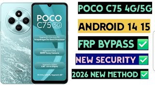 Celebrity Poco C75 FRP Bypass Without PC | Google Account Unlock 2026✅️ Wealth