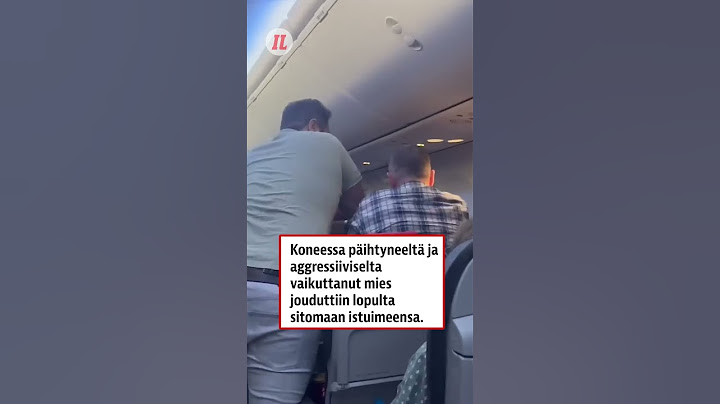 Suomalaismies riehui lentokoneessa – Kone joutui tekemään hätälaskun