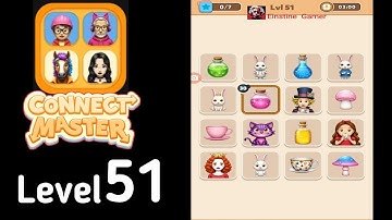 Connect Master Match Puzzle level 51 Guide Walkthrough Solution