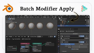How to apply modifiers to multiple objects in Blender