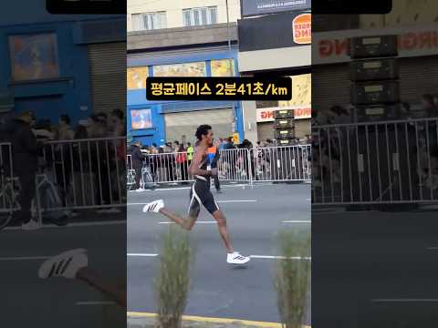 평균페이스 2분41초 역대급 하프마라톤 기록 thumbnail
