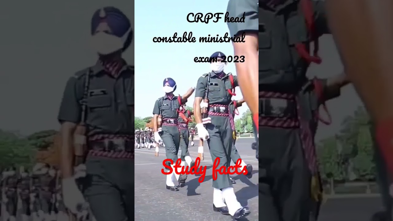 CRPF head constable ministrial exam 2023 Cutoff SSCGD 2023