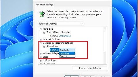 How to Fix Background Slideshow Not Working In Windows 11