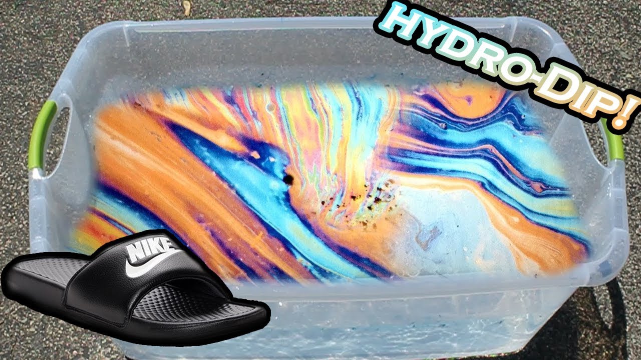 hydro dipping nike slides