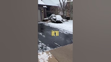 Quick Simple Solution To Driveway Ice & Snow | Naperville Snow Removal