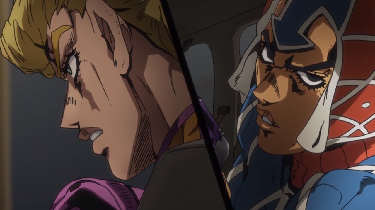 mista, jojo giorno, animemusicvideo, giorno heals mista, anime, jojo golden...