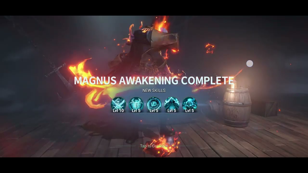 Prt 3 SP Fire Magnus ( Hовый Магнус ) Awakening 6 stars - Sea of Conquest - SOC -