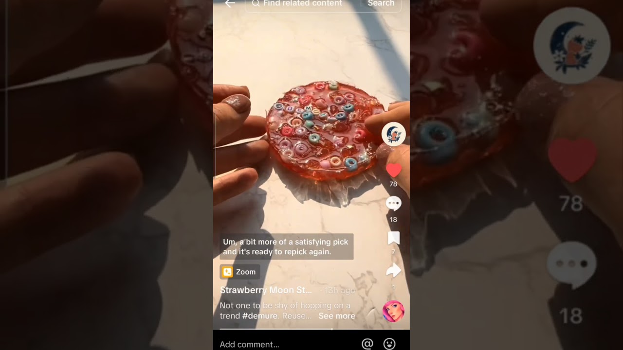 Unintentional ASMR Strawberry Moon Studios Tiktok Scroll