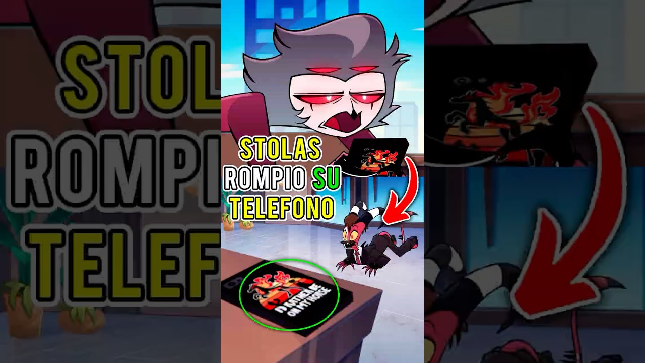 STOLAS ROMPIÓ EL CELULAR DE BLITZO #hazbinhotel #helluvaboss