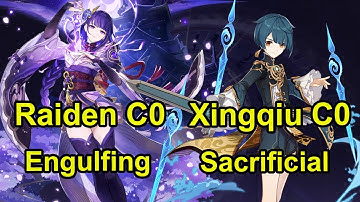 C0 Archons signature weapons & Heizou C3 double anemo spiral abyss floor 12 genshin impact