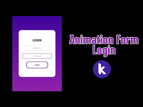 Animation Form Login kodular | Nano Official