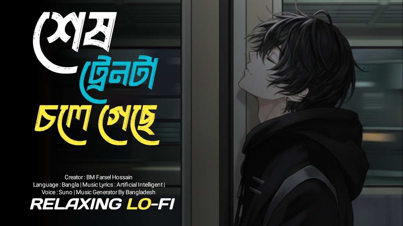 শেষ ট্রেনটা চলে গেছে | Very Sad Song Bangla | Bangla Gaan | New Bangla Lofi Music