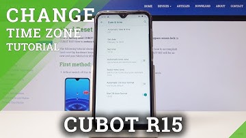 How to Change Date in CUBOT R15 - Time Settings