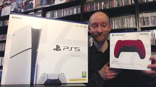 PS5 Slim & Cosmic Red Controller Unboxing