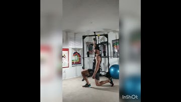 Lunge W/Single Arm Shoulder Press