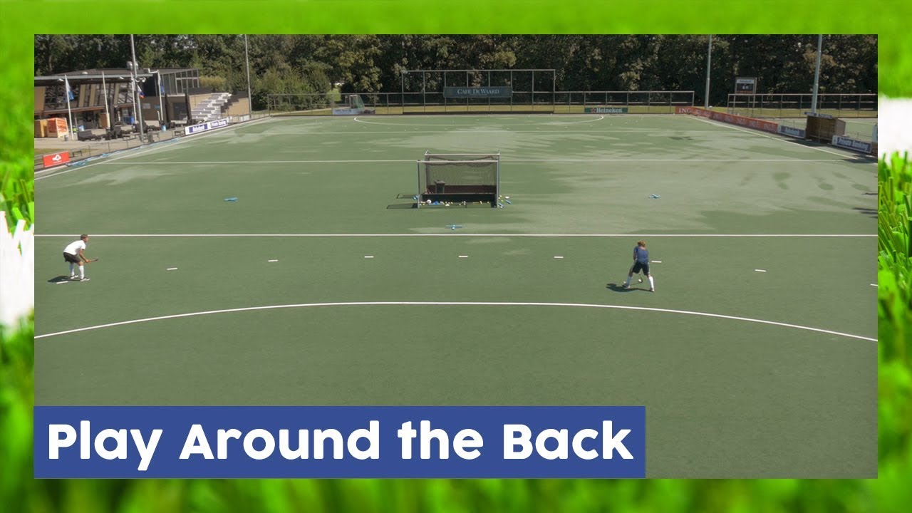 Play Around in the Back (Build Up) Field Hockey Tactics Hockey