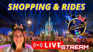 LIVE: Magic Kingdom for Fireworks and Disney Shopping