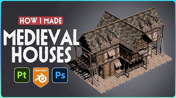 How I Made The Medieval Houses Modular Kit in Blender