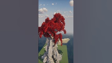 Epic Weirwood Tree Construction Timelapse in Minecraft